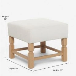 Lulu And Georgia Earth Tones Ambleside Ottoman By Ginny Macdonald 44 Lulu And Georgia Earth Tones Ambleside Ottoman By Ginny Macdonald