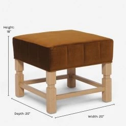 Lulu And Georgia Earth Tones Ambleside Ottoman By Ginny Macdonald 41 Lulu And Georgia Earth Tones Ambleside Ottoman By Ginny Macdonald