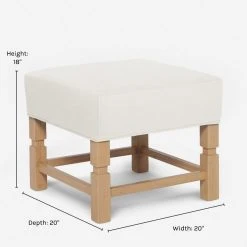 Lulu And Georgia Earth Tones Ambleside Ottoman By Ginny Macdonald 63 Lulu And Georgia Earth Tones Ambleside Ottoman By Ginny Macdonald