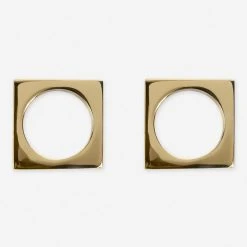 Lulu And Georgia Modernist Napkin Ring Set Muted Pastels