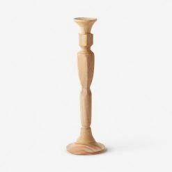 Lulu And Georgia Wooden Georgian Candlesticks Décor