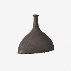 Lulu And Georgia Noelle Geometric Vase, Black By Lemieux Et Cie Organic Harmony Collection