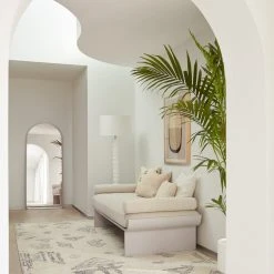 Lulu And Georgia Shashenka Floor Mirror Curved + Rounded