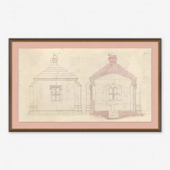 Lulu And Georgia 'Garden House Study' Print