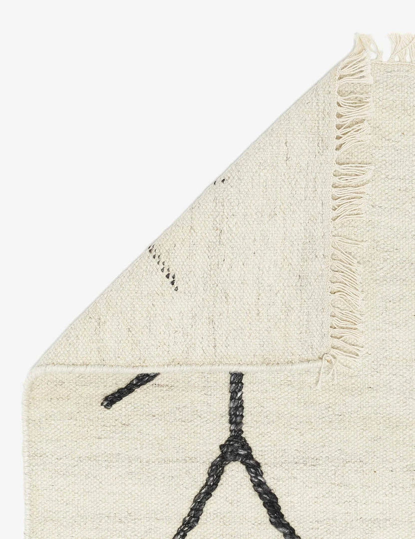 Lulu And Georgia Moroccan Flatweave Rug, Black And Natural By Sarah Sherman Samuel Sarah Sherman Samuel Collection 11 Lulu And Georgia Moroccan Flatweave Rug, Black And Natural By Sarah Sherman Samuel Sarah Sherman Samuel Collection