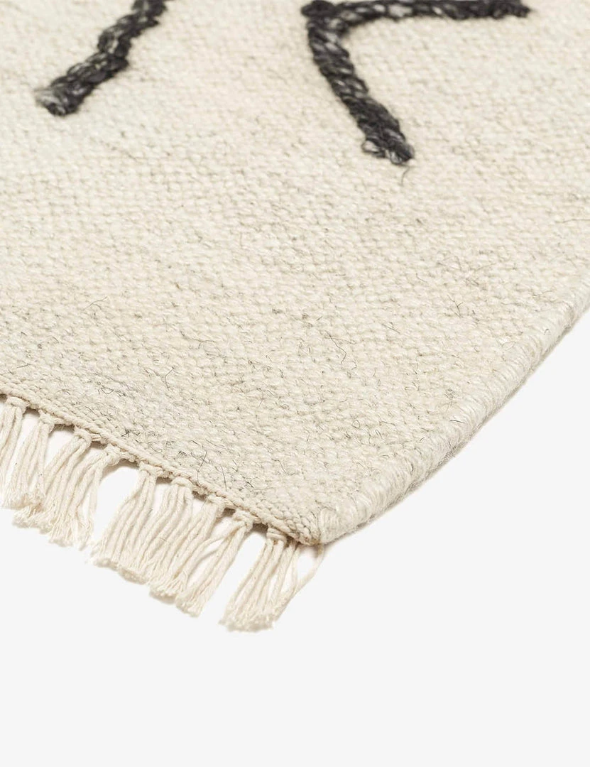 Lulu And Georgia Moroccan Flatweave Rug, Black And Natural By Sarah Sherman Samuel Sarah Sherman Samuel Collection 9 Lulu And Georgia Moroccan Flatweave Rug, Black And Natural By Sarah Sherman Samuel Sarah Sherman Samuel Collection