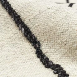 Lulu And Georgia Moroccan Flatweave Rug, Black And Natural By Sarah Sherman Samuel Sarah Sherman Samuel Collection 21 Lulu And Georgia Moroccan Flatweave Rug, Black And Natural By Sarah Sherman Samuel Sarah Sherman Samuel Collection