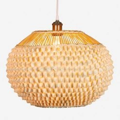 Lulu And Georgia Cachae Round Pendant Light Earth Tones
