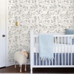 Lulu And Georgia Walls Woodland Wallpaper By Rylee + Cru