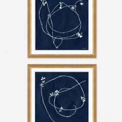 Lulu And Georgia Walls 'Strawberry Vine' Prints (Set Of 2)