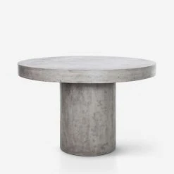 Lulu And Georgia Stein Indoor / Outdoor Round Dining Table Outdoor Collection